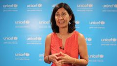 Laura Contreras, directora de Influencia y Alianzas de Unicef