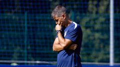 Antonio Hidalgo, en la ciudad deportiva de Abegondo
