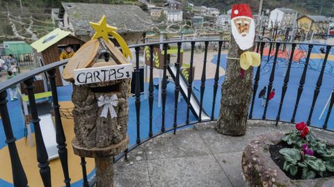 Imagen de archivo de la decoraci�n navide�a de Carballeda de Valdeorras.