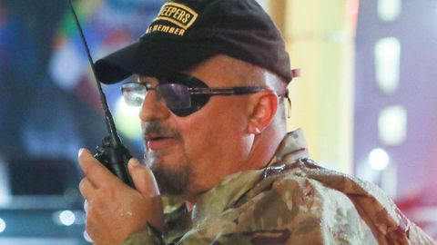 El fundador del grupo ultraderechista Oath Keepers, Stewart Rhodes, en una imagen de archivo