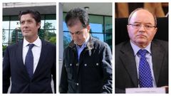 De izquierda a derecha: Jos Mara Tutor, gerente de Vendex; Javier Reguera, delegado de Vendex en Galicia, y Francisco Fernndez Liares, exconcejal del PSOE en Lugo