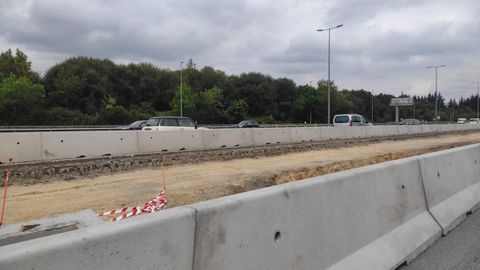 Obras del tercer carril de la Y