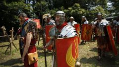 Imagen de archivo de la celebraci�n de la romer�a Galaicoi de Cambre