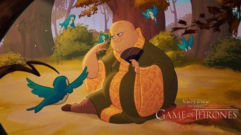 LORD VARYS. El consejero de los rumores siempre ha confiado en sus «pajaritos» para enterarse de todo lo que sucede en Desembarco del Rey.