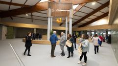 Una imagen de la plaza de abastos de Cee 