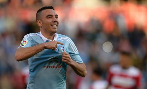 Aspas despidi� la temporada de su regreso a Vigo convertido en pichichi del equipo.
