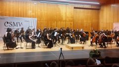 Imagen del debut de la orquesta, en Vigo.
