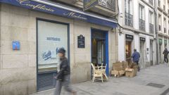 Exterior de la confiter�a Madarro, en el 2025