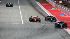 GP de Austria F1 2024.Carlos Sainz y Fernando Alonso en el GP de Austria F1 2024