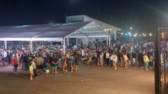 Uno de los eventos gastronómicos celebrados en agosto en Ribadeo, con una gran afluencia de gente, La Burger Fest
