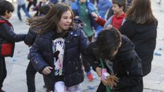 Os nenos deron a sa�da as citas do entroido ourens�n