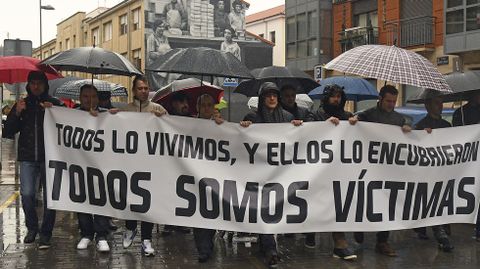 Manifestaci�n para denunciar los delitos de pederastia en el seno de la Iglesia