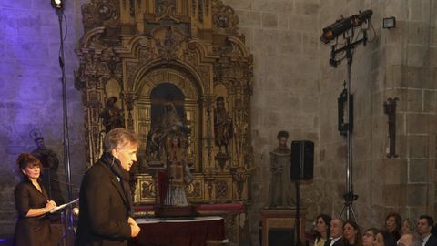 Acto en la iglesia del pazo de San Lourenzo