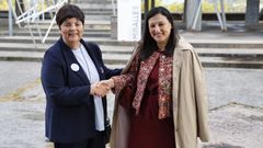 Las dos posibles rectoras de Vigo valoran resultados
