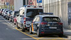 Imagen de archivo de veh�culos policiales