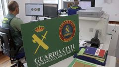 Imagen de archivo de las dependencias del equipo @ de la Guardia Civil en Milladoiro.