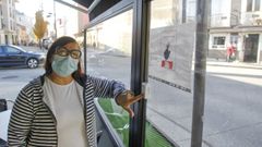 Mes�n A Nogueira de Canido: una inversi�n de 11.000 euros. Fina Mateo ha instalado hasta un timbre