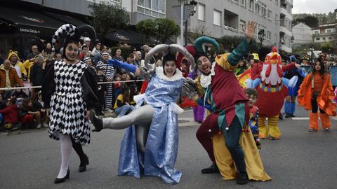 Desfile de entroido de Barbad�s por las calles de A Valenz�