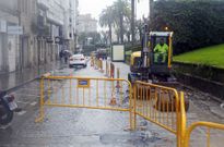 Carreira do Conde se cort� ayer al tr�fico, aunque se mantiene el acceso para los garajes. 