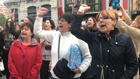 Concentraci�n contra la sentencia de la Manada en Oviedo