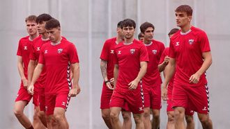Jugadores del Arenas de Getxo