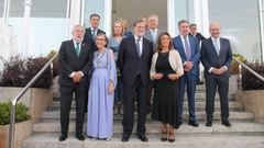 Rajoy, Pastor, Louz�n, los conselleiros Rodr�guez y Caama�o y Miguel Santalices, entre otros asistentes a la gala de la asociaci�n contra el c�ncer en  A Toxa