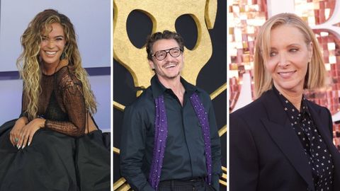 La cantante Karol G, el actor Pedro Pascal y la estrella de 'Friends' Lisa Kudrow