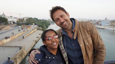 Gennet con Miguel �ngel Tob�as, director de la pel�cula