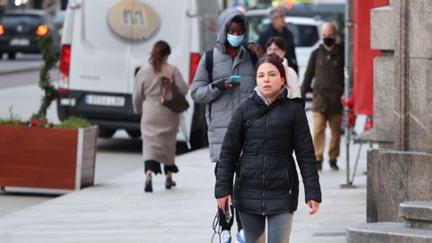 Primer da sin mascarillas en la calle en A Corua