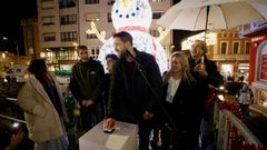 Iluminacin navidea en Foz