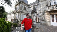 Imagen de archivo de Ernesto V�zquez-Rey Farto, de Amigos do Museo de Pontevedra, en el Pazo de Louriz�n