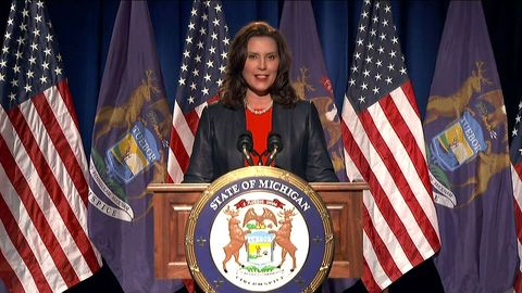La gobernadora de M�chigan, Gretchen Whitmer
