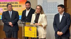 Rueda de prensa, esta ma�ana, para anunciar la adjudicaci�n