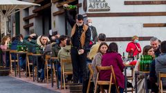 Una sidrera en Oviedo