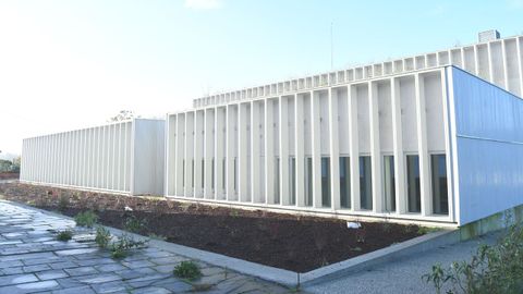 Imagen del exterior del nuevo centro de salud de Abegondo.