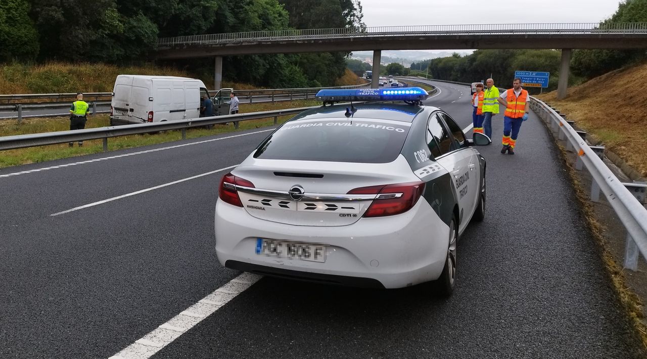 Tres accidentes de tráfico con heridos leves en la comarca de A Coruña en menos de una hora