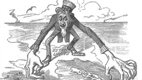 Caricatura de la revista sat�rica catalana �La Campana de Gracia�.