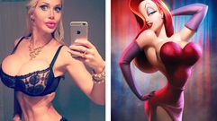 Pixee Fox, una mujer de dibujos animados