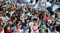 Aficionados del Celta, en Bala�dos en la �ltima jornada de a temporada.