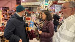 Bel�n do Campo visit� este s�bado las plazas de abastos de A Coru�a