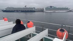 Mein Shiff 6 y Ventura, doble escala de cruceros en el puerto de Vigo