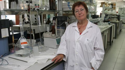 Aida fue la primera mujer en dirigir el Instituto de Investigaci�ns Mari�as de Vigo
