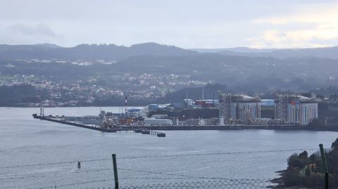 La terminal de Reganosa en Mugardos