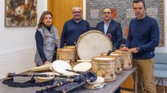 Entrega de instrumentos musicales de la Diputaci�n de Ourense al Concello de A Arnoia