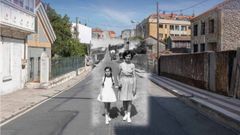 Tal como �ramos: Pilar y Carmen de Arist�n pasean por la traves�a de Arteixo en una imagen de 1961, enviada por Antonio Pati�o Garc�a y que ilustra el mes de septiembre del calendario municipal del 2026. Una instant�nea con la que se puede apreciar la transformaci�n urbana experimentada en el municipio
