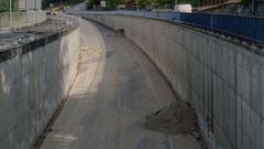 Estado actual de las obras de la N-120 en O Pino