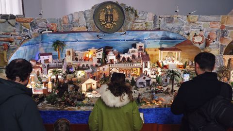 Inauguraci�n del bel�n del cuartel de Atocha