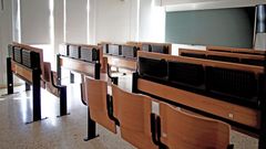 Aulas vac�as en las universidades por la pandemia