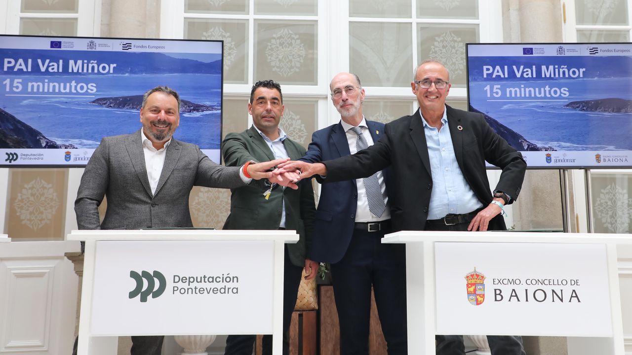 La Diputación destina 7,2 millones a nueve proyectos estratégicos de O Val Miñor