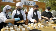 Degustaciones similares a esta de la Festa da Conserva de Vilanova se repetir�n desde hoy al s�bado en Xantar, en Ourense